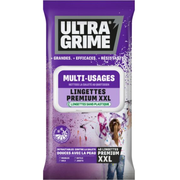 40 Lingettes Multi-usage Pomelo XXL - ULTRA GRIME