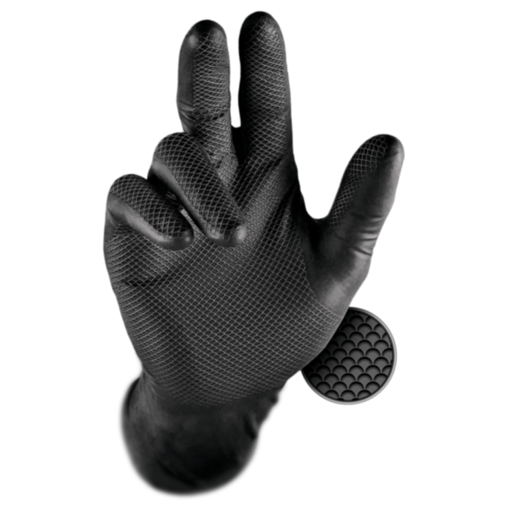 Gants nitrile noir T10