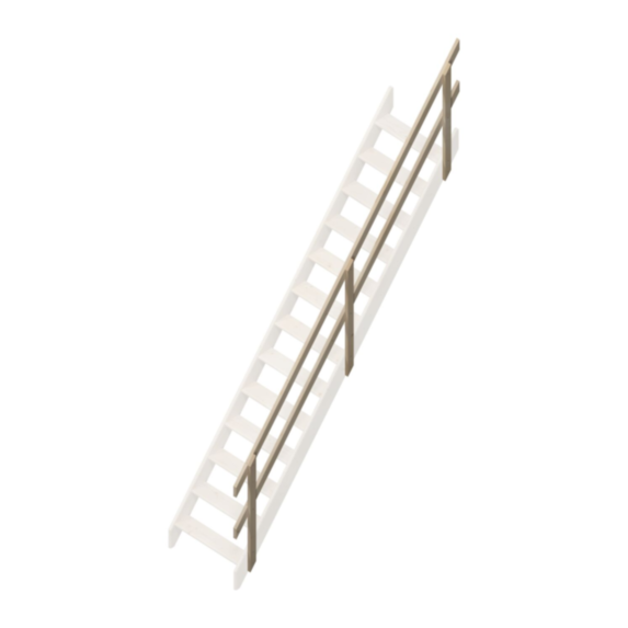 Ramp.Sapin Mini Rampe Mini Pour Escalier Cottage Junior