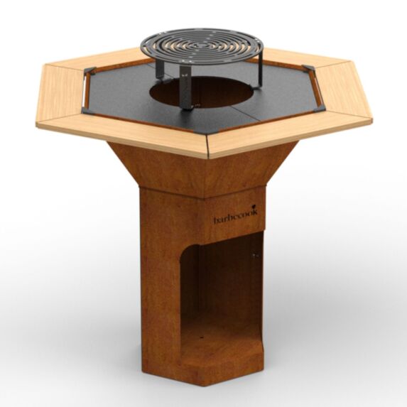 Brasero cuisson Nestor corten - BARBECOOK