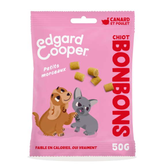 Friandises pour chiots Bonbons Canard et Poulet petits morceaux - EDGARD & COOPER