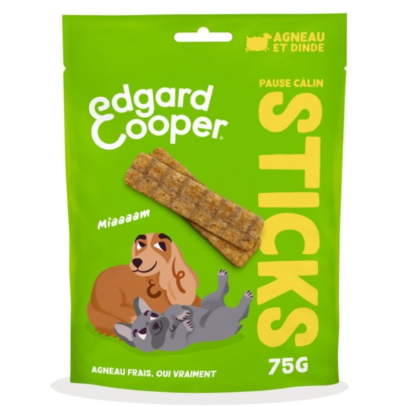 Friandises pour chiens Sticks Pause Câlin Agneau et Dinde - EDGARD & COOPER