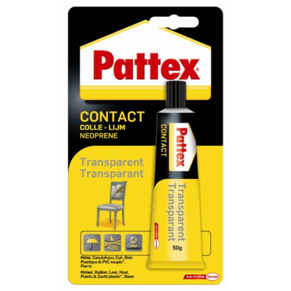 Colle contact transparent 50 g - PATTEX