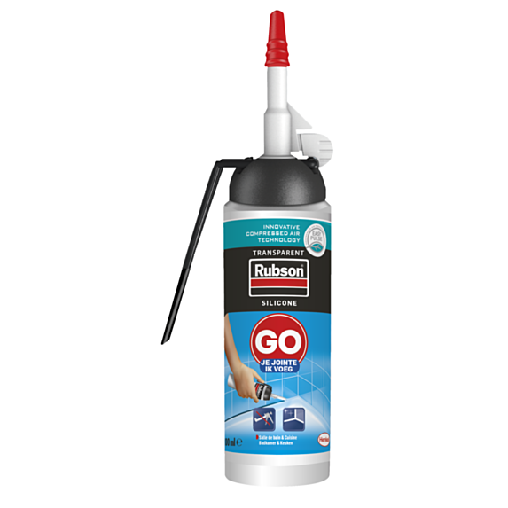 Mastic Sanitaires Go® Je Jointe transparent 100 mL + pistolet - RUBSON