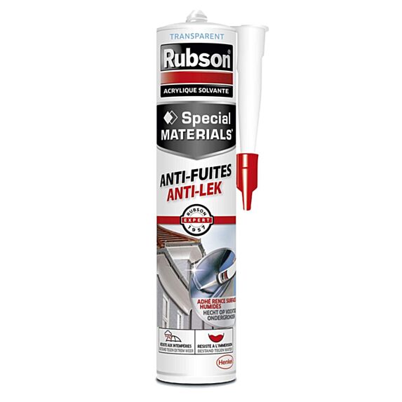 Mastic Anti-Fuites 280 mL transparent - RUBSON