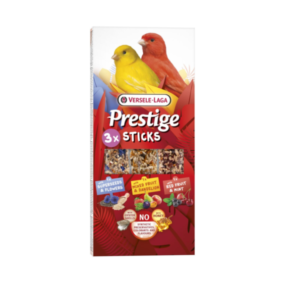 Sticks canaris triple variété 3 goûts 90gr - PRESTIGE