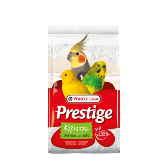 Fond Cage Oiseaux Kristal 5kg Blanc - PRESTIGE