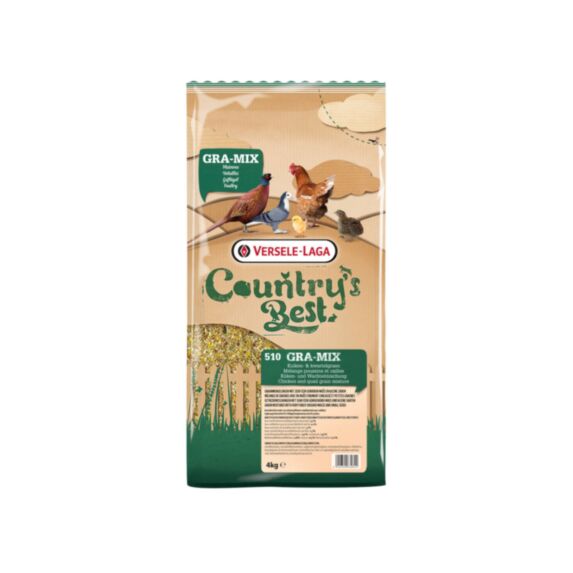 Alimentation volailles Gra-Mix Poussins et cailles 4kg - COUNTRY'S BEST