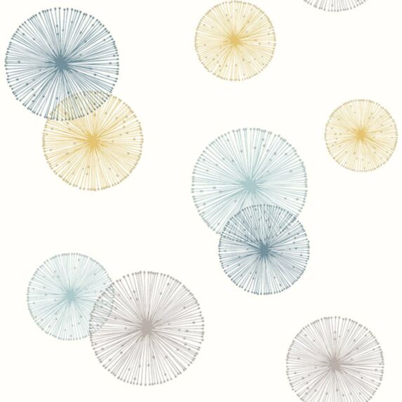 Papier Peint Vinyle Intissé Solane multicolore 0,53x10,05m