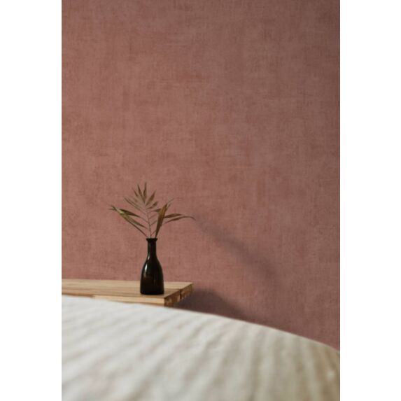 Papier peint vinyle sur intissé Patine Uni Rouge 0,53x10,05m