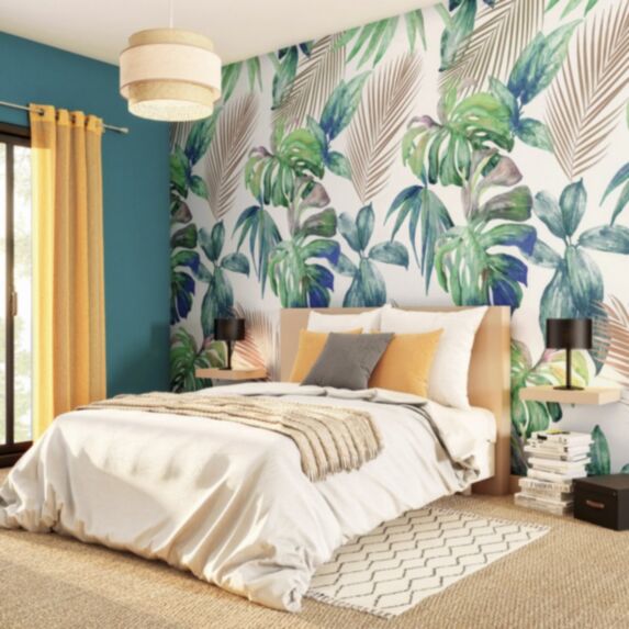 Papier peint panoramique Wild palms 0,53m x8,84m