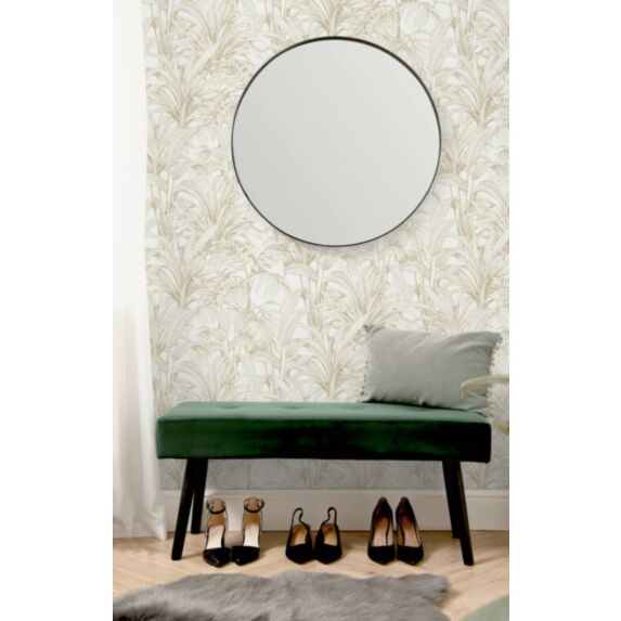 Papier peint vinyle intissé Aliare blanc/or 0,53 x 10 m - GRANDECO