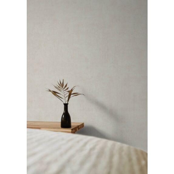 Papier peint vinyle sur intissé Patine Uni Ecru 0,53x10,05m