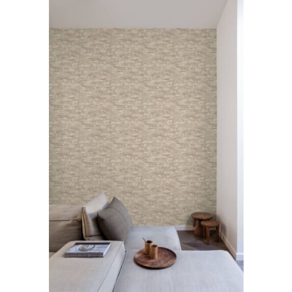 Papier peint expansé sur intissé Structure Drew Taupe 0,53x10,05m