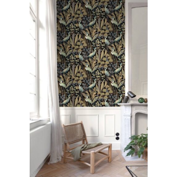 Papier peint intissé Tropical Cranes 10,05x0,53m