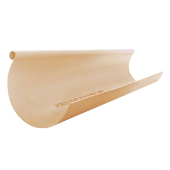 profil gouttière pvc 16 sable - 2 m - INTERPLAST