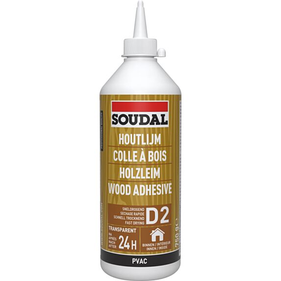 Colle bois rapide (D2) 750g - SOUDAL 