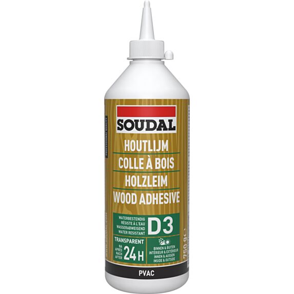 Colle bois blanche (D3) 750g - SOUDAL