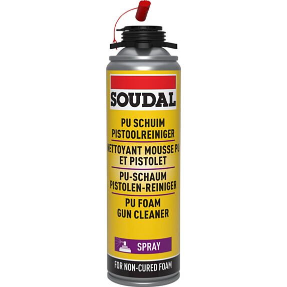 Nettoyant mousse polyurethane et pistolets 500 ml