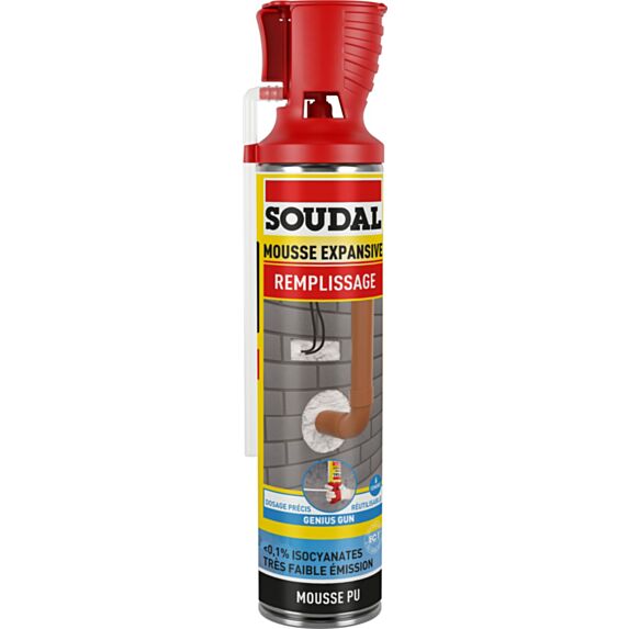 Mousse expansive spéciale remplissage Genius Gun 500ml