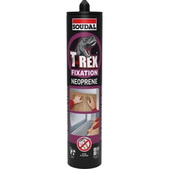 Colle de fixation néoprene T-Rex 375 g - SOUDAL