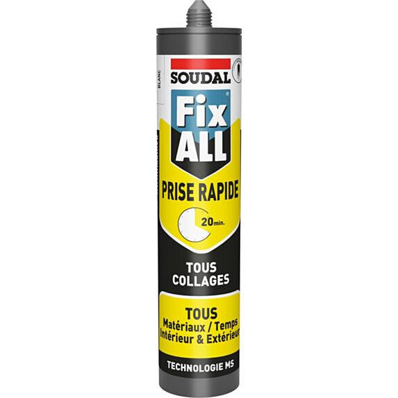 Mastic-colle Fix All charges lourdes 290 ml - SOUDAL