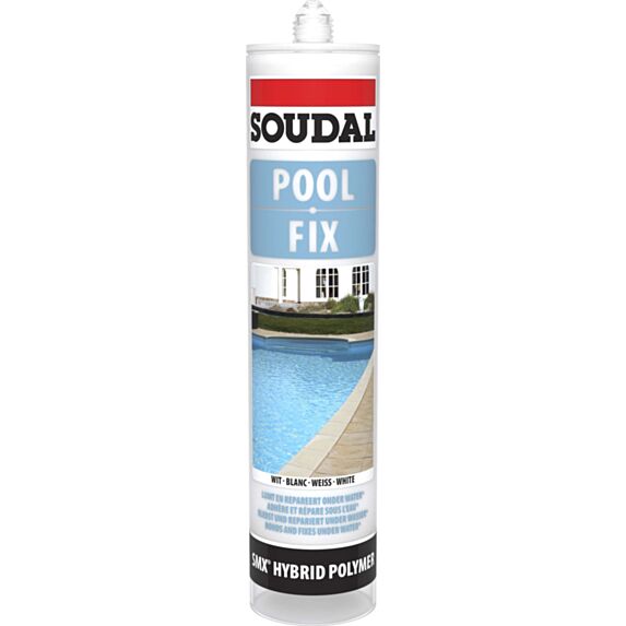 Mastic-colle Pool fix blanc 290ml