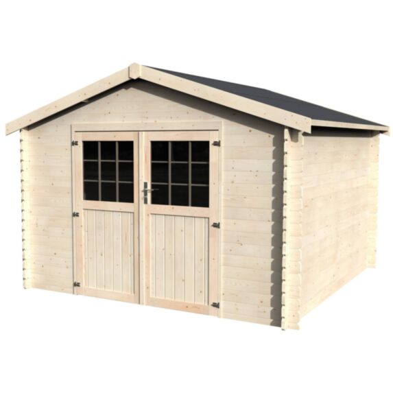 Abri de jardin en bois Flovene 10,62m² - DECOR ET JARDIN