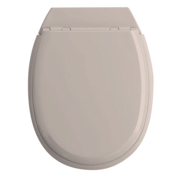 Abattant de toilette bois compressé taupe clair - ALLIBERT