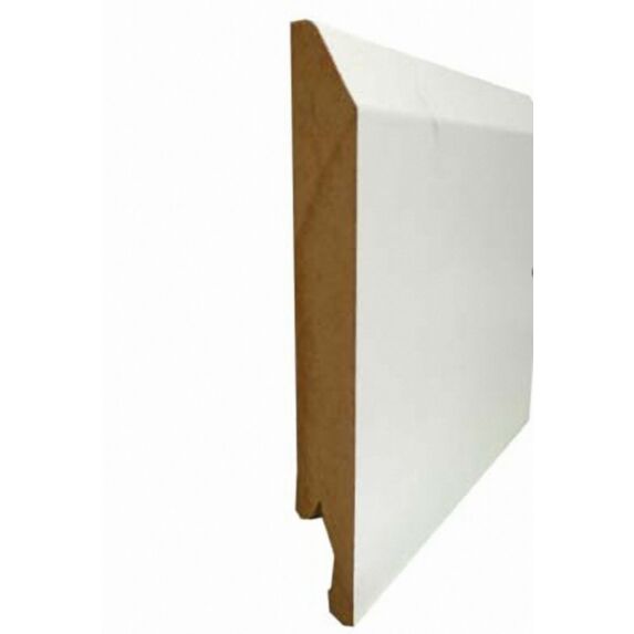plinthe mdf blanche chanfrein - SUP BOIS