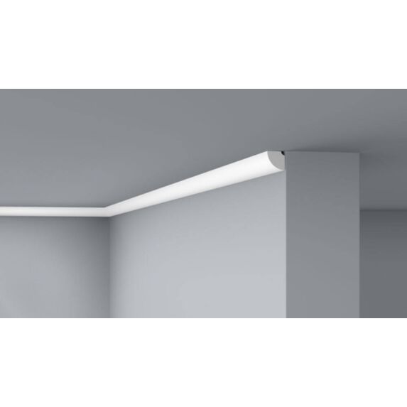 2 Moulures de plafond D1 polystyrène 21x21mm 2m - DECOFLAIR