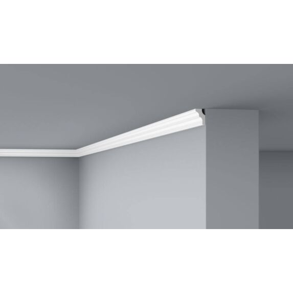 2 Moulures de plafond D2 polystyrène 25x17mm 2m - DECOFLAIR