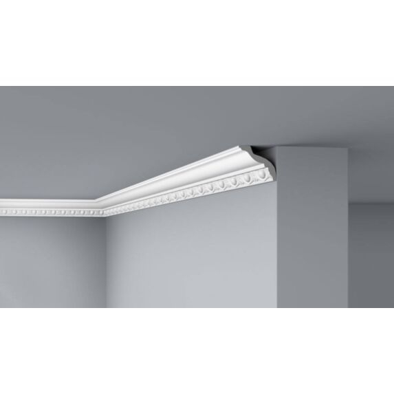 Moulure de plafond E10 Polystyrène 75x75mm 2m - DECOFLAIR