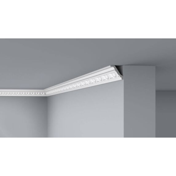 Moulure de plafond E23 Polystyrène 55x55mm 2m - DECOFLAIR