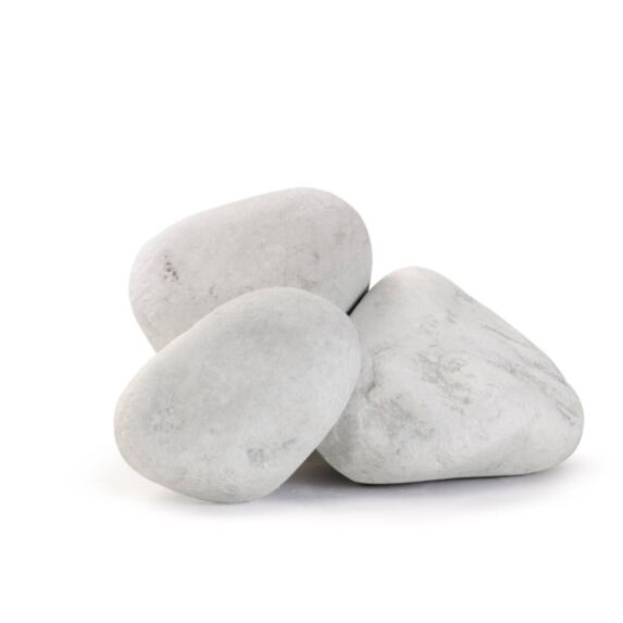 Galets Carrare 40/60 25kg Blanc