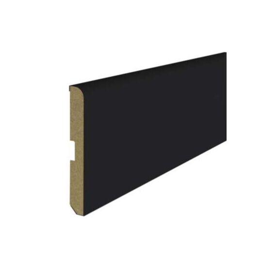 Plinthe revêtu papier noir 2200 x 70 x 8