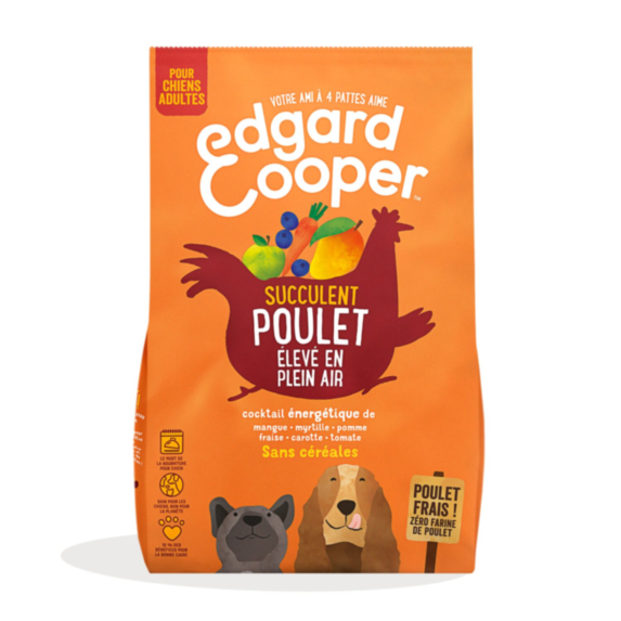 Croquettes pour chiens au poulet sans céréales - EDGARD & COOPER