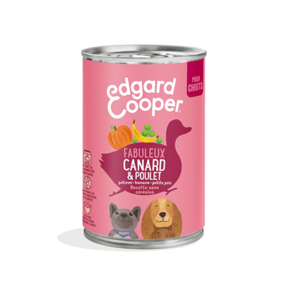 Alimentation pour pour chiot Canard/Poulet sans céréales - EDGARD & COOPER