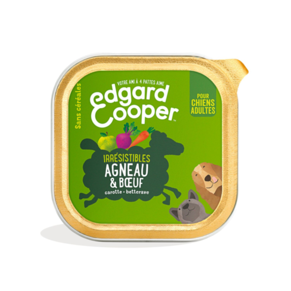 Alimentation pour chiens agneau/bœuf sans céréales - EDGARD & COOPER