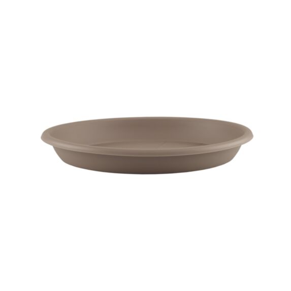 Soucoupe ronde 26cm taupe