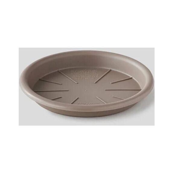 Soucoupe ronde 11,5cm taupe