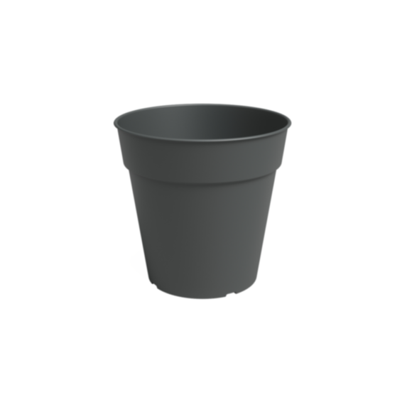 Pot de culture Madagascar 19 cm anthracite - ARTEVASI