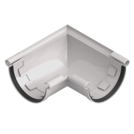 Angle de gouttière 90° Ø25cm Gris - INES 