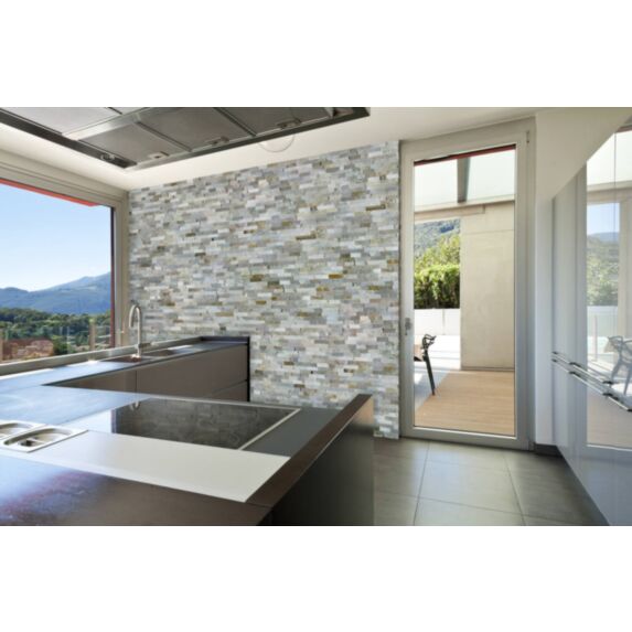 Plaquette de parement Edna en pierre naturelle 40x15x1cm - MODULO