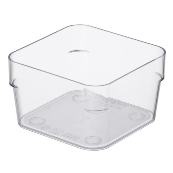 Organiseur Compact Clear Sort plastique SAN 10x10cm transparent - SMARTSTORE