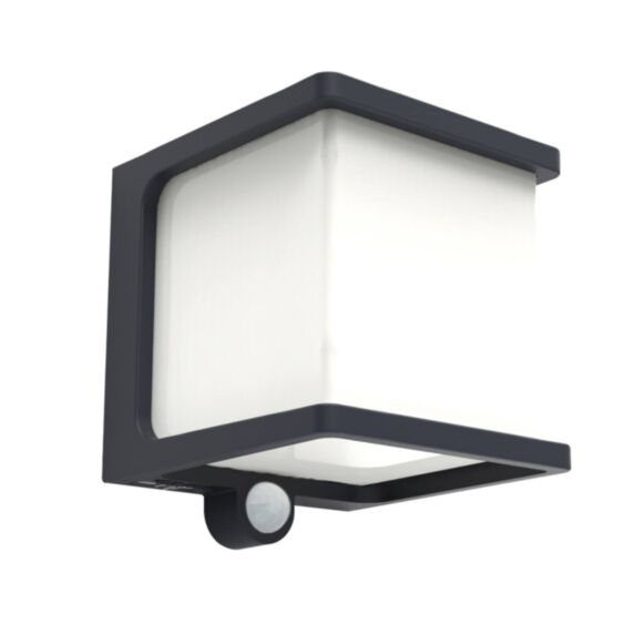 Applique 2L solaire anthracite avec détecteur de présence 15W 1800lm - LUTEC