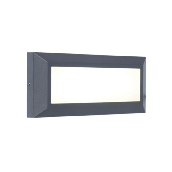 Applique Helena Fonte d'Aluminium Gris Foncé 23cm 400lm - LUTEC