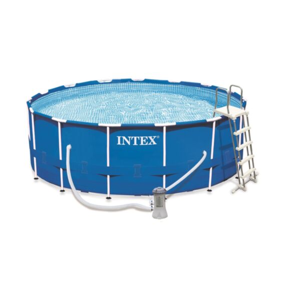 Piscine tubulaire ronde Ø4,57x1,22m Metal Frame - INTEX