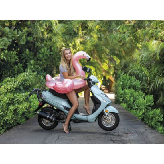 Flamand rose pailletes à chevaucher 99 x 89 x 71 cm - INTEX