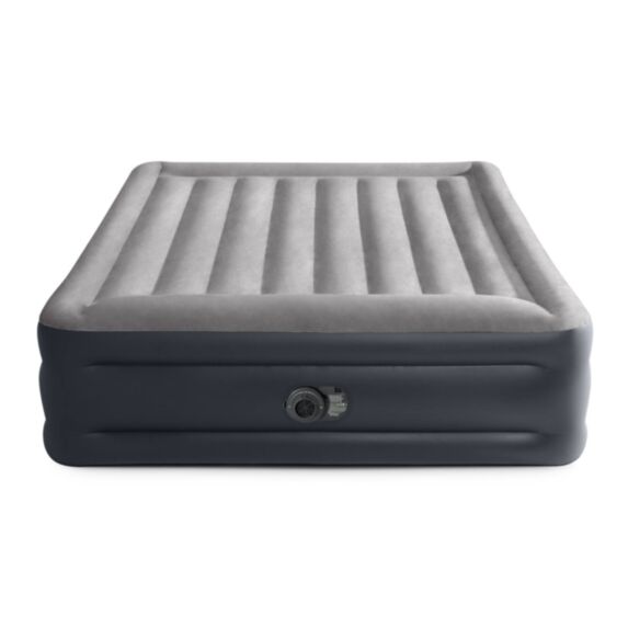 Matelas gonflable Deluxe Pillow Rest électrique 2 pers - INTEX